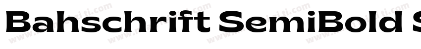 Bahschrift SemiBold SemiConden字体转换
